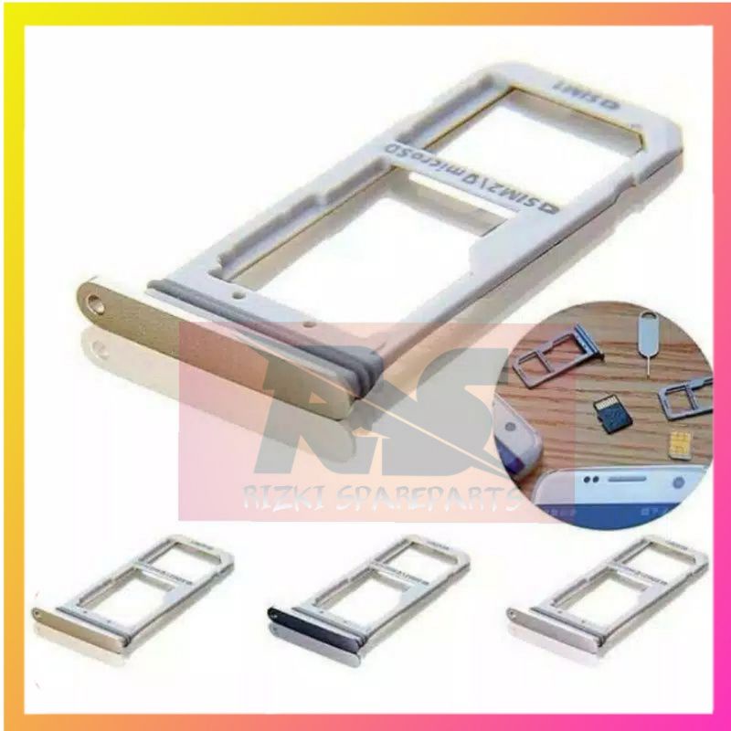 SIMTRAY SAMSUNG S7 FLAT SIMTRAY SIM TRAY SIMLOCK SIM LOCK TEMPAT KARTU SLOT