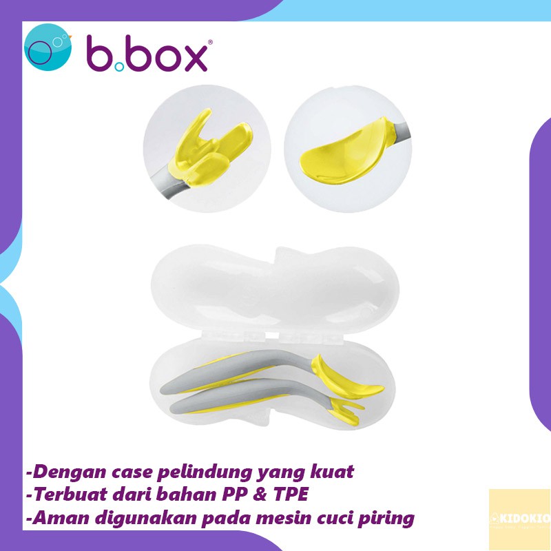 BBOX CUTLERY SET WITH CASE / Cutlery set Balita / Peralatan makan Bayi
