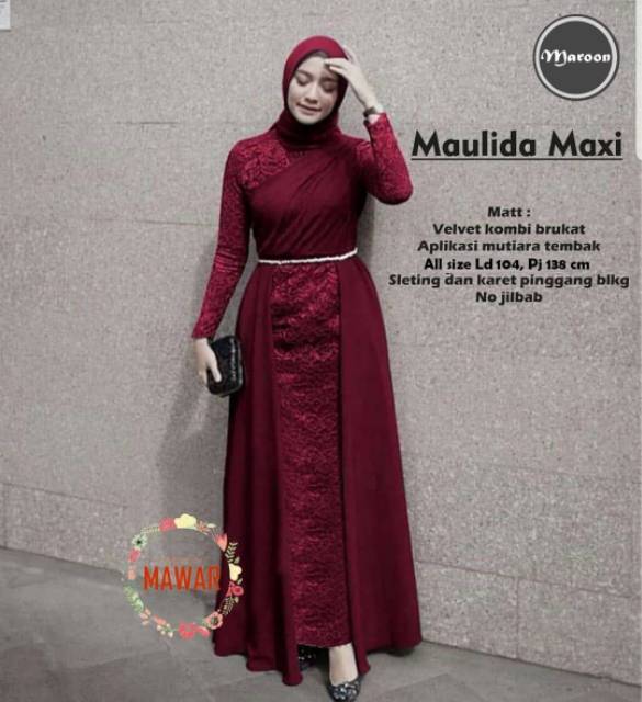 MAULIDA MAXI - LAKSHANA BRUKAT MAXY best seller