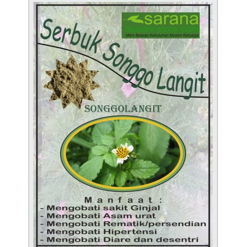 

Serbuk Bubuk Songgolangit Asli Kemasan 1000gr Atasi Berbagai Penyakit