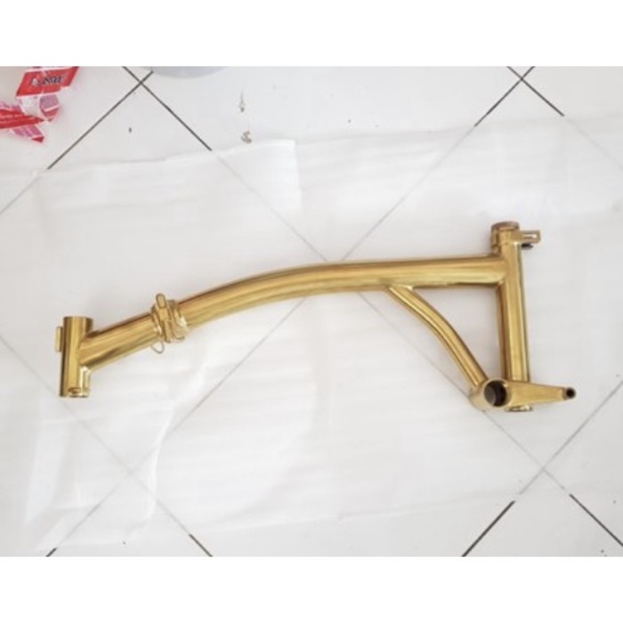 Frame mainset full Titanium Rainbow, Gold, Hitam brt hy 1350