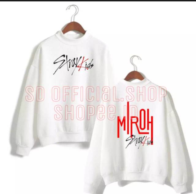 (bayar ditempat)  sweater basic kpop straykids miroh besar