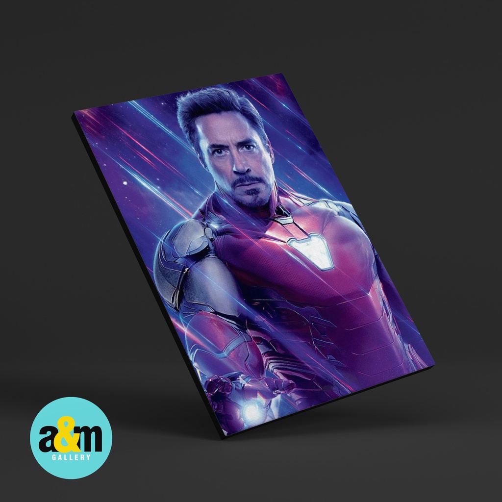 Pajangan Dinding Kamar IRON MAN I Hiasan Dinding Kamar IRON MAN I Poster Kayu Superhero Dekorasi Kamar - A&amp;M