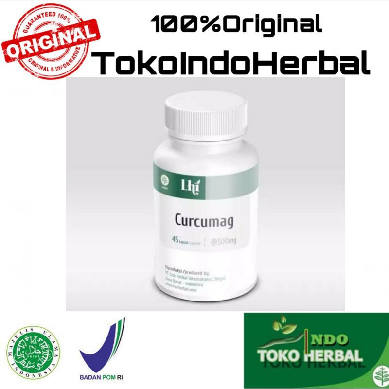 CURCUMAG - Obat kesehatan lambung mengatasi gejala maag Herbal Original Bpom
