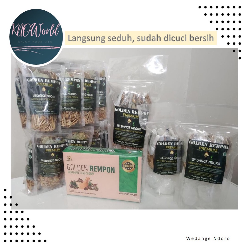

Wedange Ndoro Golden Rempon Premium Isi 5
