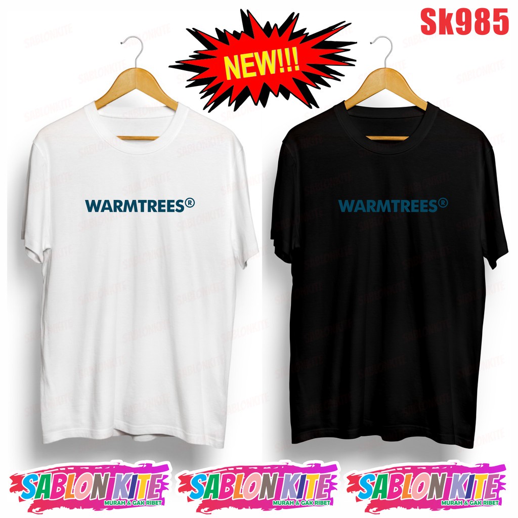 MURAH!!! KAOS TAY TAWAN SK985 WARMTRIS UNISEX COMBED 30S