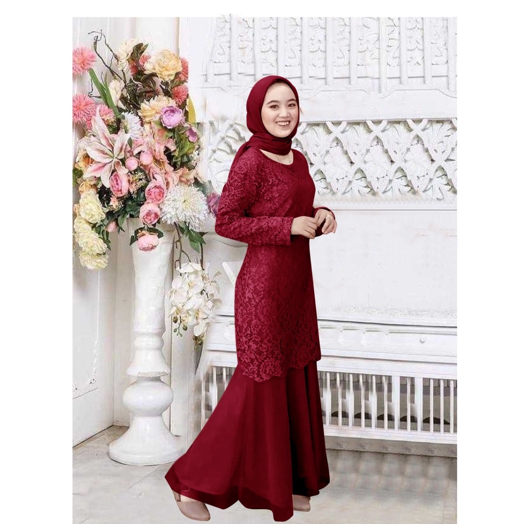 [NEW] GAMIS BRUKAT / Ukuran M, L, XL, XXL, XXXL / GAMIS PESTA MEWAH ELEGAN / GAMIS BRUKAT / BAJU GAMIS / GAMIS KONDANGAN / DRESS MUSLIM / PAKAIAN WANITA / BAJU WANITA / GAMIS BUSUI / GAMIS MUSLIMAH / GAMIS JUMBO / #LVNARITA