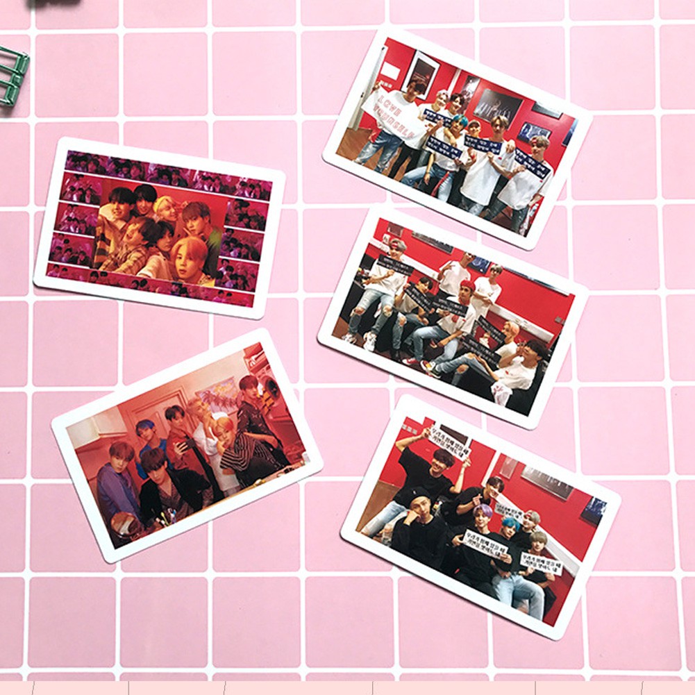 54pcs Kartu Lomo Foto Kpop Bts Bt21 Untuk Reparasi