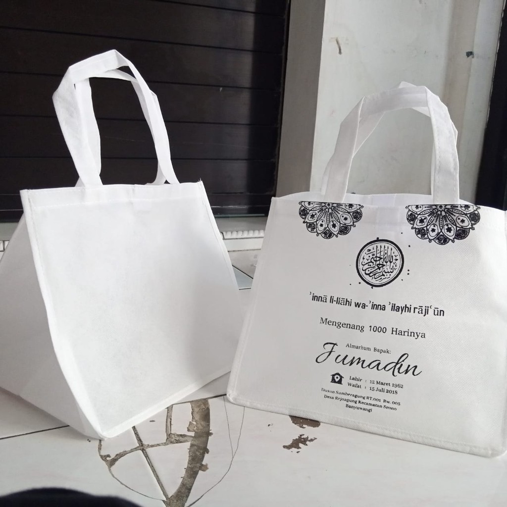 

[40x40x40] tas spunbond free sablon 1 sisi 1 warna