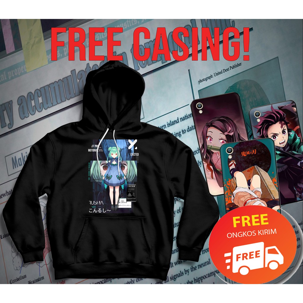 Hoodie Hololive Uruha Rushia - Hololive JP / Japan /// Nimelite.co