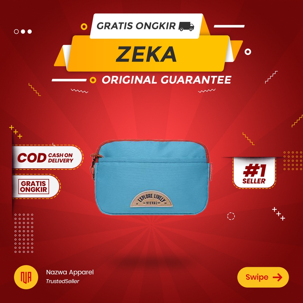 TAS POUCH VISVAL ZEKA TURQUOISE