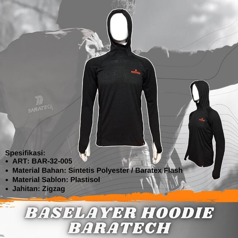 baselayer hoodie baratech black