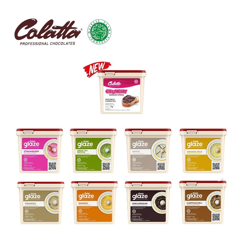 

Colatta dip glaze topping donat 1 kg Miroku