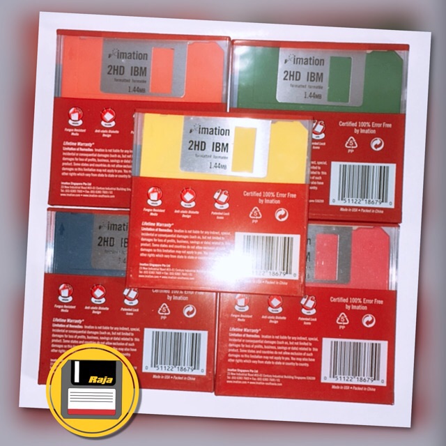 Disket IBM Imation MF2HD Rainbow Diskettes