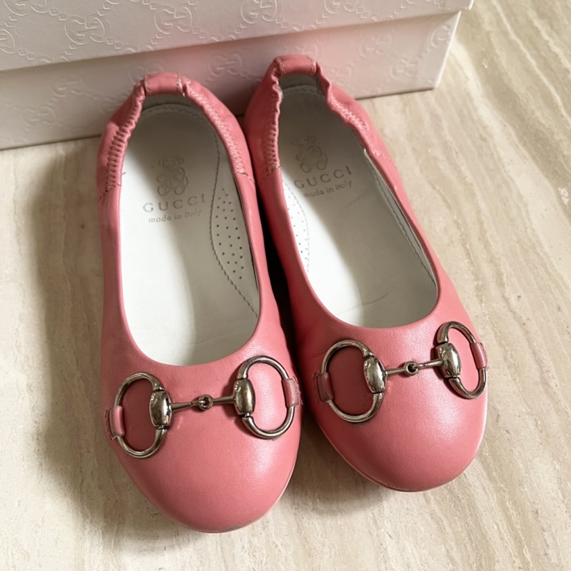 Preloved Gucci Kids Girls Shoes Sepatu Anak Cewe Horsebit Branded AUthentic