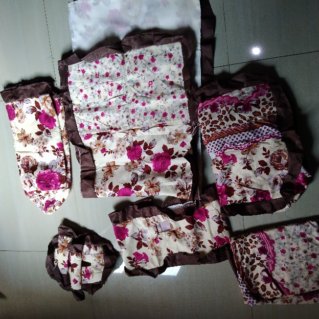 Sarung Cover Kitchen Set Homeset Taplak Meja Kulkas Dispenser Dll