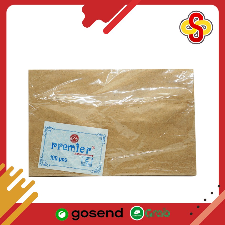 

Amplop Coklat Premier Casing C 18 x 28 cm Isi 100 lembar