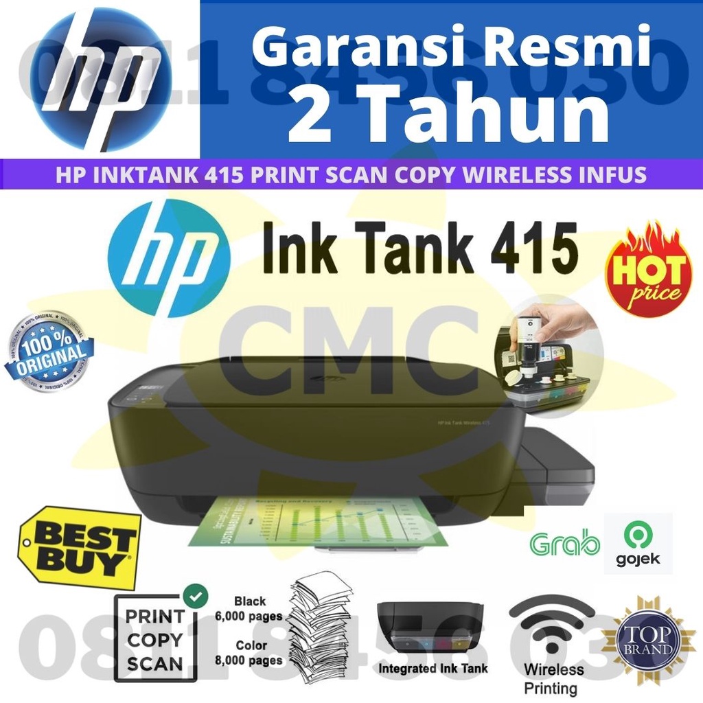 HP Ink Tank Wireless 415 All in One Printer