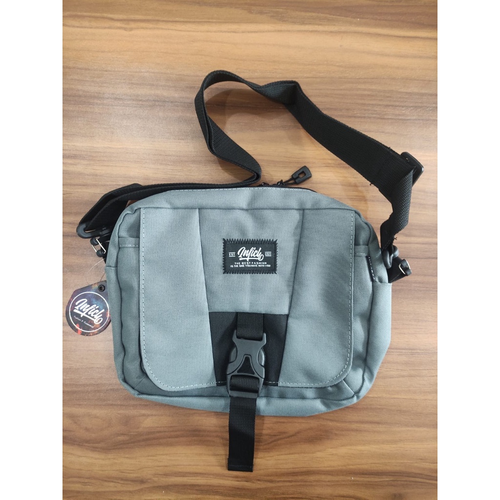 Tas Sling Bag Pria Selempang Cowok Multifungsi Keren Terbaru Kekinian Distro Bandung S502