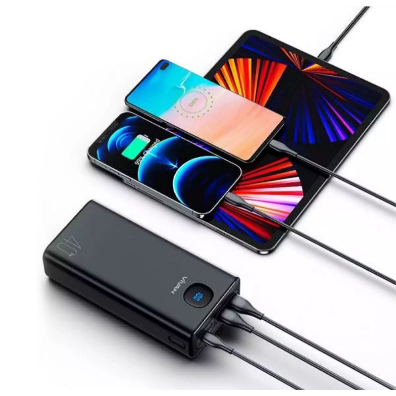 power bank vivan kapasitas 40000 mah original
