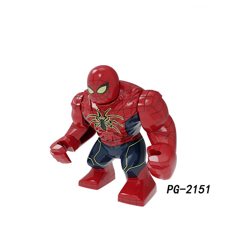 Mainan Super Heroes Avengers 4 Hulk Spiderman Venom Bahan ABS Untuk Hadiah Anak Laki-Laki