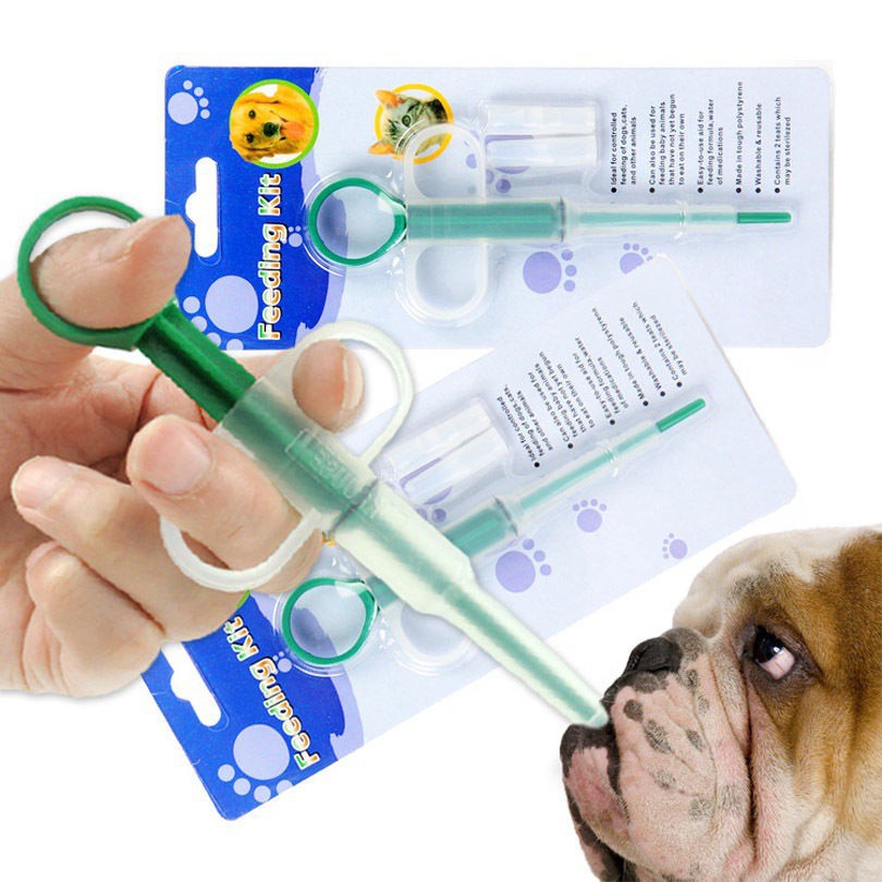 Feeding Kit Pelontar Obat anjing kucing hewan tablet introducer pet piller