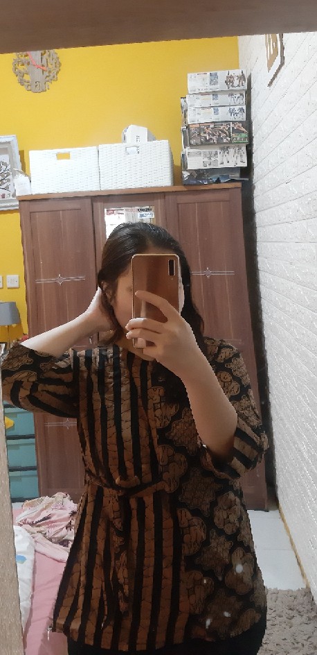 Atasan Batik Dolby Dolbi Dobby Doby Tenun Sutra Tulis Halus Katun Atbm Baron ,sarombit Atasan