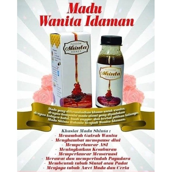 MADU SHINTA 130ml Madu Berkolagen Khusus Untuk Wanita