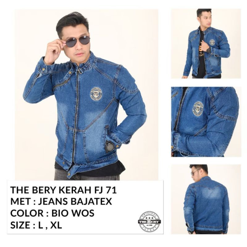 jaket denim pria#jaket denim pria sleting#jaket denim pria terbaru