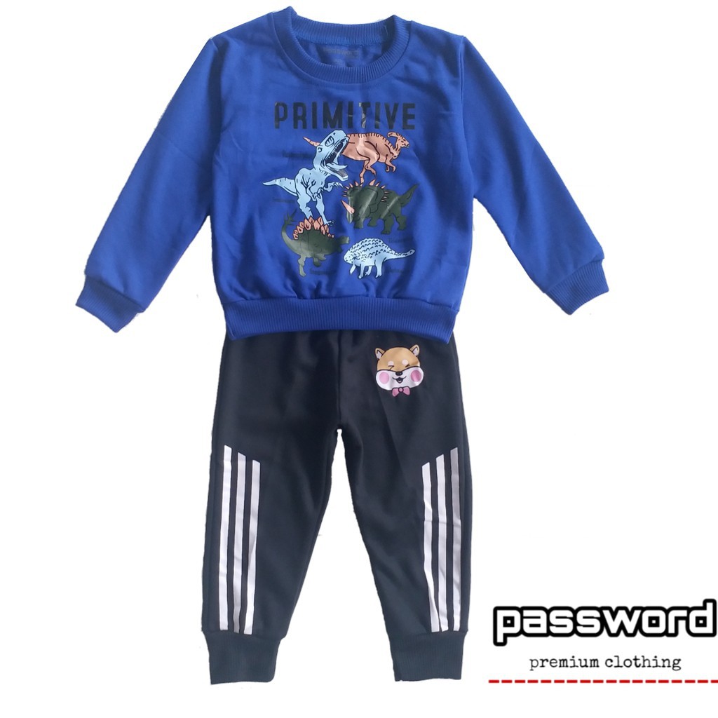 HappyOliver PASSWORD JURRASIC Setelan anak 1 - 7 Tahun Baju Anak BerKualitas