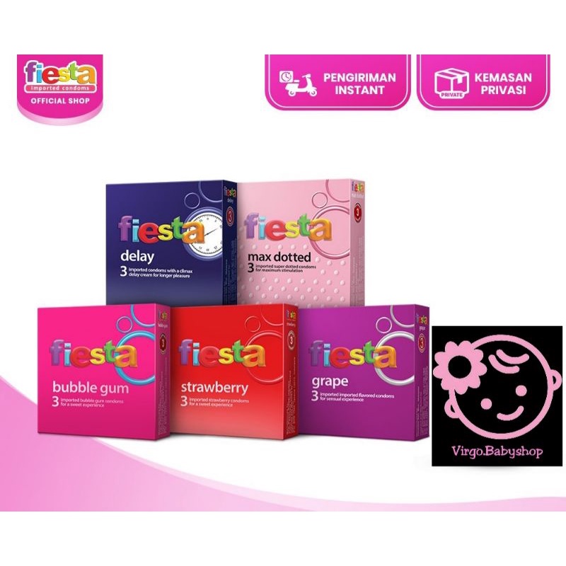 Kondom Fiesta 3pcs &amp; 12pcs