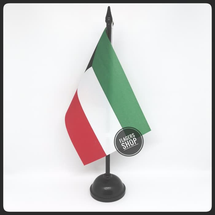 

Bendera Meja Kuwait + Tiang Kayu
