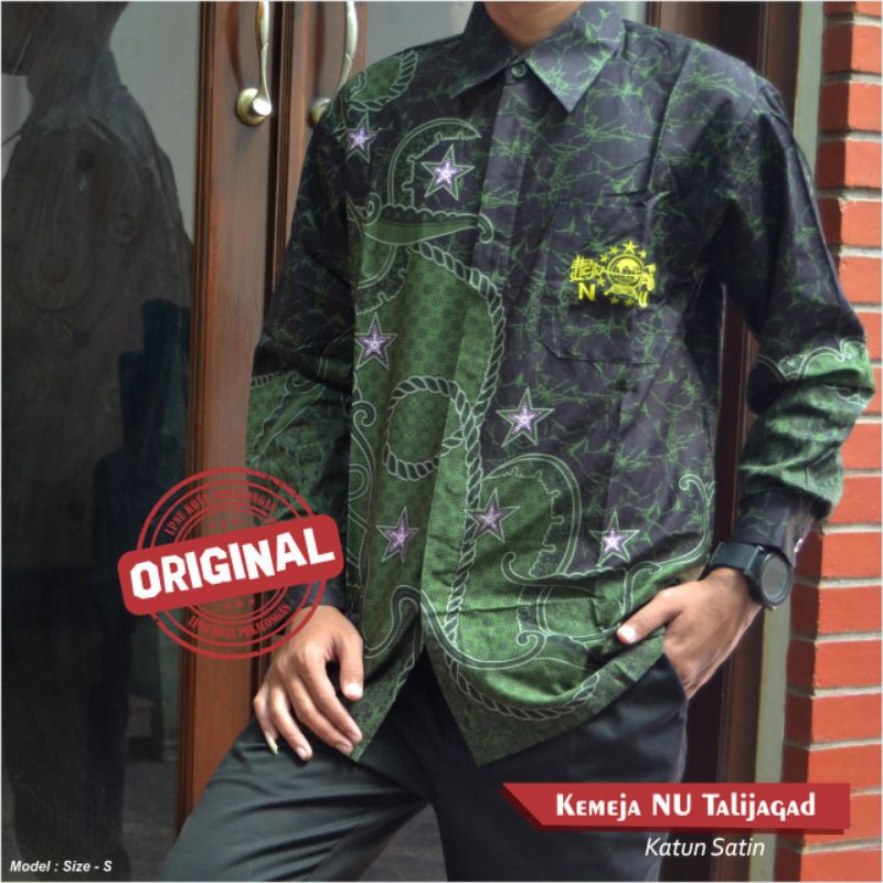 Kemeja Batik NU Tali Bintang - Tali Jagat Nahdlatul Ulama Original
