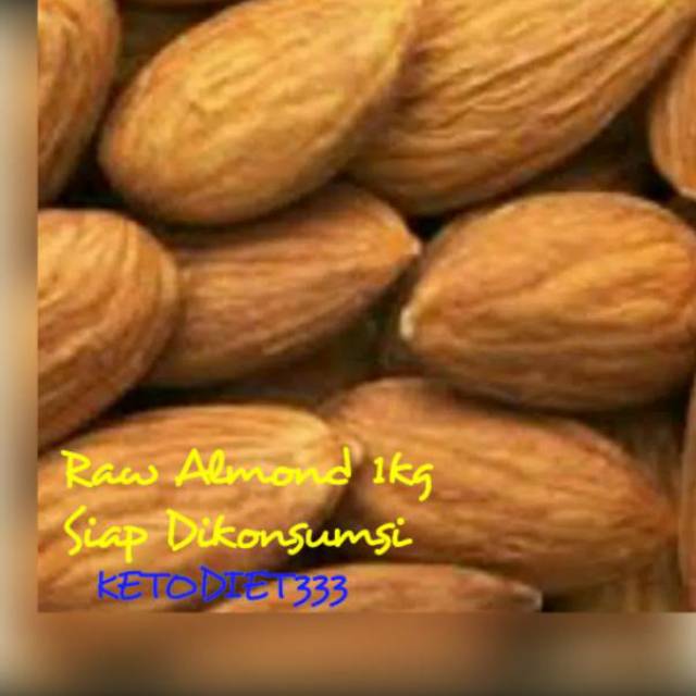 Roasted Almond Whole 1 kg CEMILAN KETOGENIC DIET