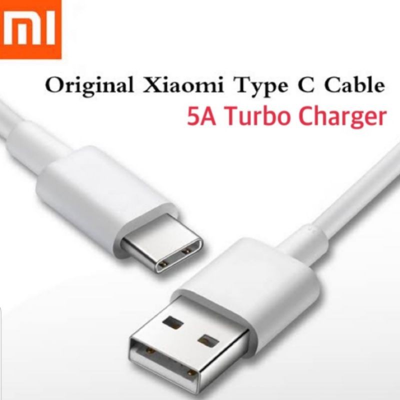 Kabel Data Xiaomi Turbo Charge ORIGINAL 100% USB Type C 5A