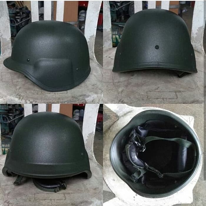 HELM TNI 3 IN 1 RINGAN BAHAN FIBER ABS