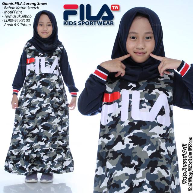  Baju Gamis Fila Remaja KHAZANAH ISLAM