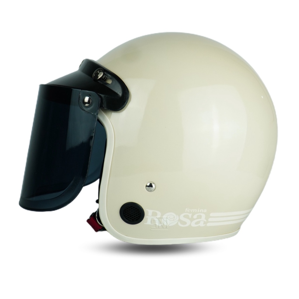 Helm Bogo Dewasa Wanita Pria Cewek Cowok Motor Sni Helem Retro Klasic Classic Cod Warna Pastel