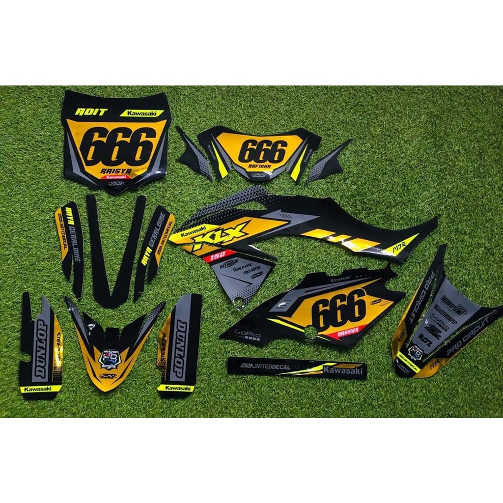 DECAL KLX BF - DTRACKER - OLD - CUSTOM FULL BODY