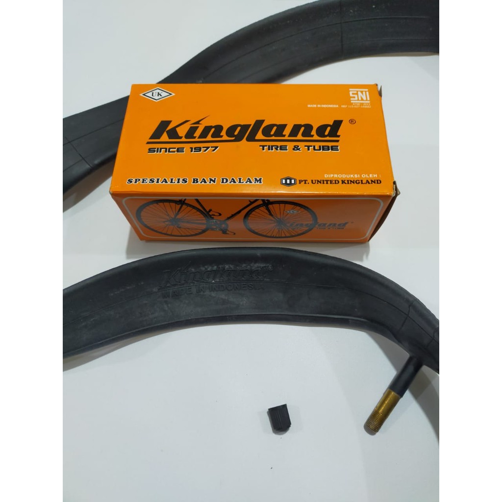 Kingland Ban dalam 26 x 2.125 pentil motor AV panjang 48 mm sepeda MTB federal