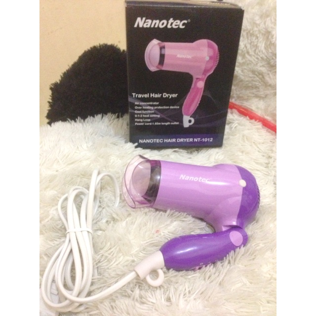 Travel Hair Dryer Nanotec PRELOVED