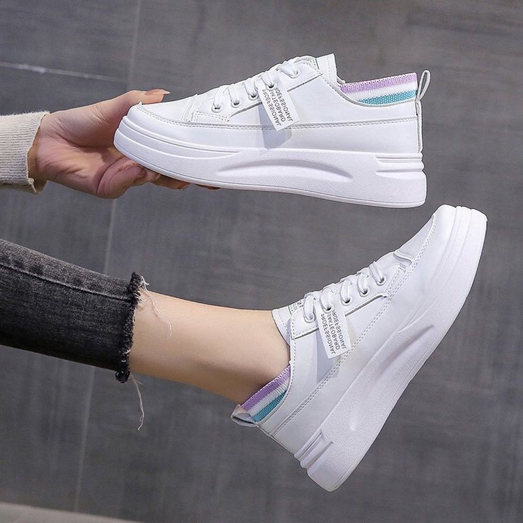 AVANCEID 1935 Sepatu Sneakers Wanita Korea Simpel Putih Import