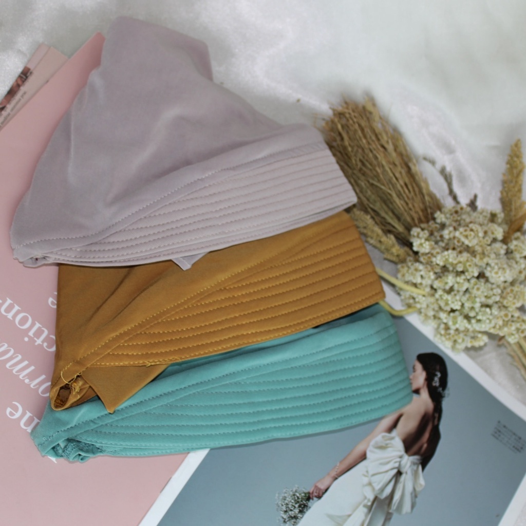 TF504 PREMIUM Jilbab Bergo Snada Hijab Sporty Instant Hijab Jersy Termurah Terlaris-2