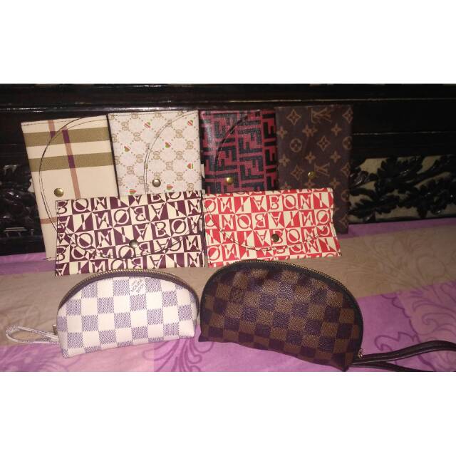 Dompet import lv dan damier 8pc@90000