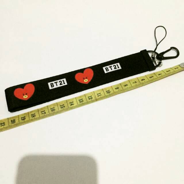 unofficial BT21 TATA Lanyard | gantungan HP Tas Kunci KPOP