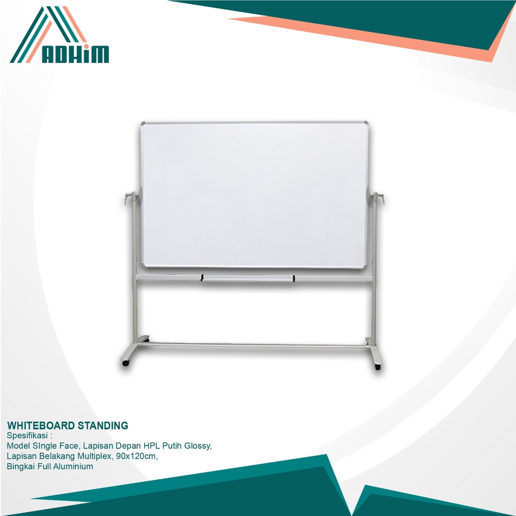 

WHITEBOARD STANDING 90 x 120 cm