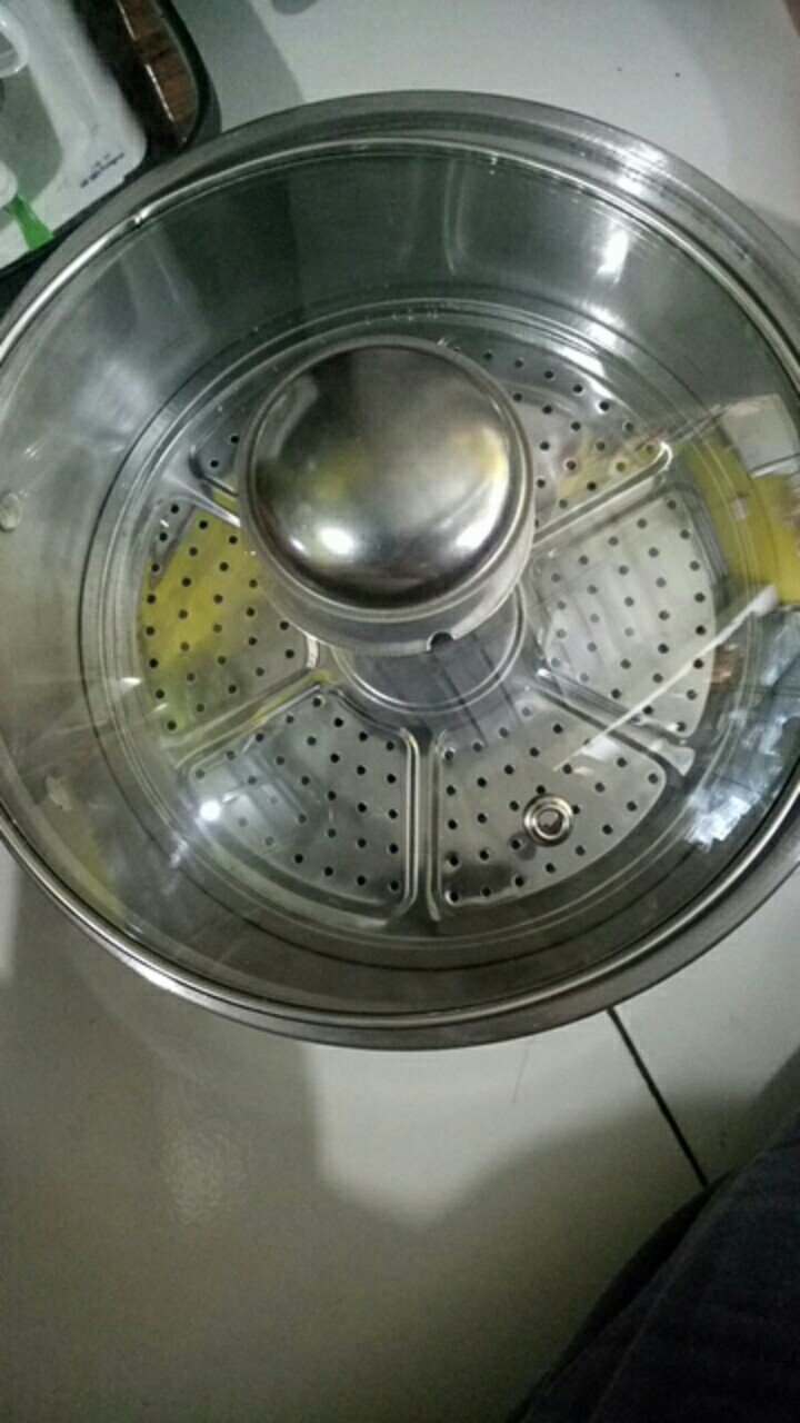 Panci Kukus /dandang Langseng Panci Serbaguna Panci Multifungsi Steamer Stainless Muliya 22 Cm
