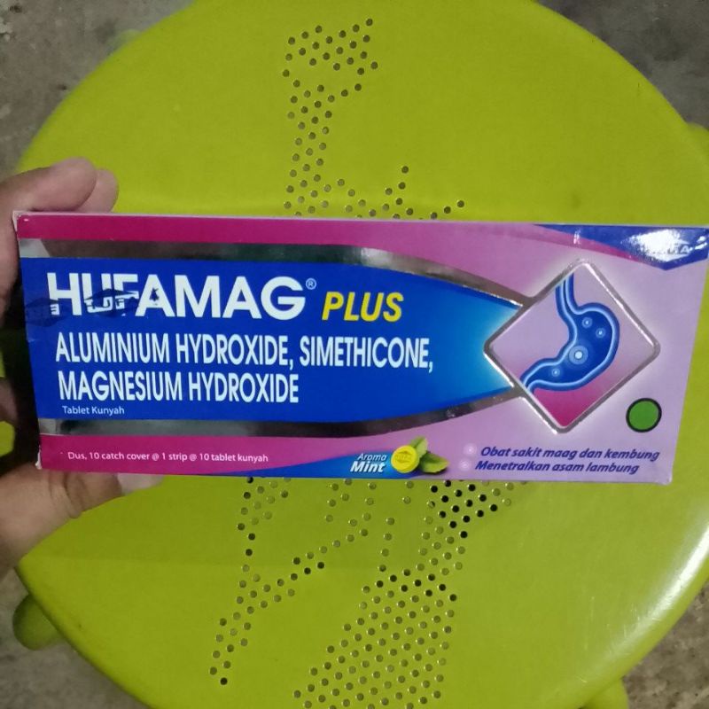 HUFAMAG® PLUS Tablet (Obat Sakit Maag dan Kembung, Asam Lambung)