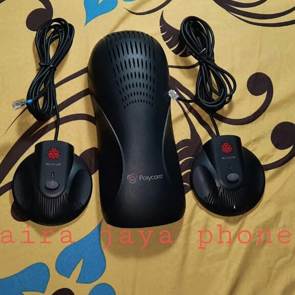 Polycom SoundStation2 Expandable Konferensi phone 2201-16200-601 Hitam