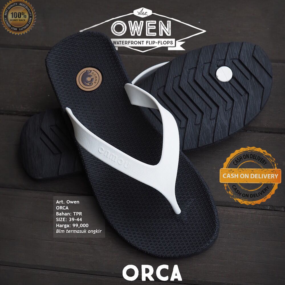  Sandal  Camou Pria  keren OWEN Orca Camou Sendal jepit  